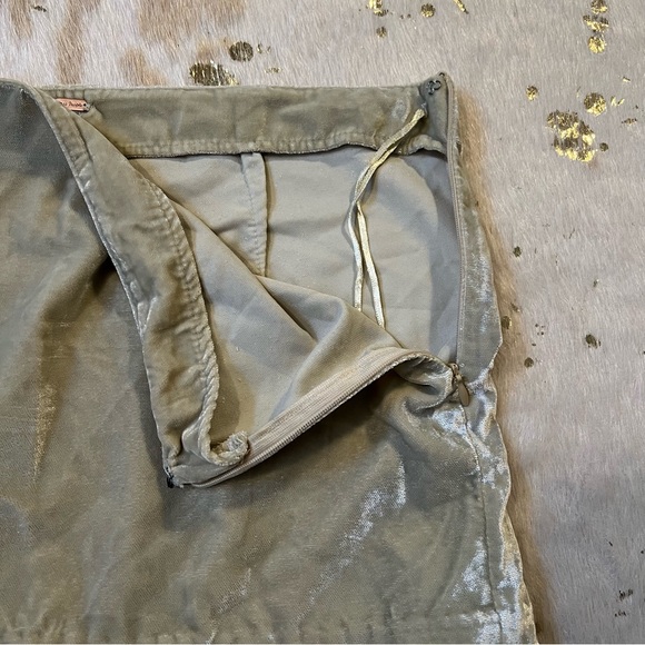NWT FREE PEOPLE 0 Women's Annalise Velvet Mini Skirt - Picture 5 of 6
